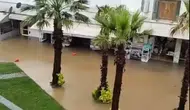 Düzce’de şiddetli yağış hayatı felç etti