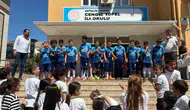 Kepezde miniklerin futbol şöleninde kupa Cengiz Topel İlkokulunun