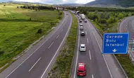 Bayram dönüşü yolcuları Karabük rampalarında kilitlendi