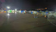 Dörtyol’da sel suları hayvan pazarını bastı