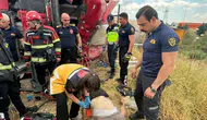 Aydın Denizli otoyolunda feci kaza bir kişi hayatını kaybetti