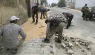 Araban sokaklarında altyapı bitti sıra üstyapıya geldi