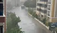 Tekirdağ'da bayram günü ani sağanak ve dolu hayatı durdurdu