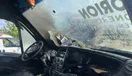 Çorlu'da korkutan minibüs yangını yolcuları panikletti