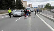 Kapaklı kavşağında motosikletli kazası