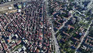 İstanbul’un ortasındaki dev uçurum havadan görüntülendi