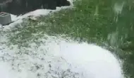 Çermik’te sağanak ve dolu hayatı felç etti