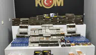 Niğde polisinden kaçak tütün ve alkol operasyonu
