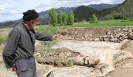 Erzurum’da boz ayı Oltu Çayı’nda can verdi