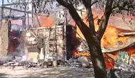 Tokat Bula köyünde korkutan yangın büyümeden söndürüldü