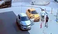 Adana'da trafikte dehşet anları bir taksici bıçaklandı