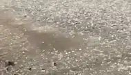 Tekirdağ'da sağanak ve dolu hayatı felç etti