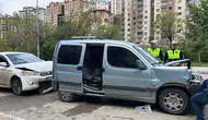 Gümüşhane trafiğinde dört araç birbirine girdi