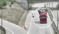 Hatay otoyolunda kural tanimayan suruculer havadan yakalandi