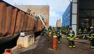 New York tersanesindeki yangında bir kişi hayatını kaybetti