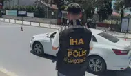 Küçükçekmece'de polis bayram mesaisinde havadan denetim başlattı