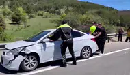 Bolu trafiğinde emniyet ekiplerinden hızlı müdahale