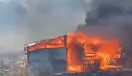 Ayvalık’ta çiftlik yangını paniği