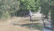 Kuşadası Davutlar mahallesinde bayram öncesi temizlik seferberliği başladı