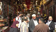 Gaziantep çarşıları bayram tatiliyle birlikte dolup taştı