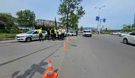 Zonguldak limanında korkutan kaza Yük treni polis aracını biçti