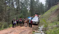 Karabük ormanlarında mahsur kalan ailenin yardımına ekipler koştu