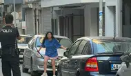 Aydın sokaklarında kılıçlı dehşet anları yaşandı
