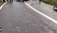 Çermik yolunda motosiklet kazası