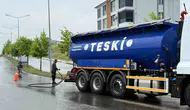 Tekirdağ sağanak altında Ekipler su baskınlarına karşı alarmda