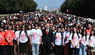 Balıkesirli 1071 genç 19 Mayıs ruhuyla Anıtkabir’de buluştu