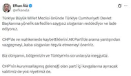 Efkan Ala'dan Meclis önündeki sloganlara sert tepki