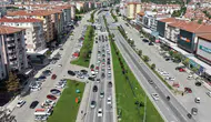 Bayram dönüşü Çorum yollarında trafik kilitlendi