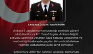 Ankara'daki trafik kazasından acı haber geldi