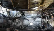 Hatay'da sanayi sitesindeki mobilya atölyesi küle döndü