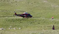 Karapınar'da motosiklet kazası sonrası hava ambulansı devreye girdi