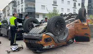 Aksaray’da kavşak kazası bir yaralı bıraktı