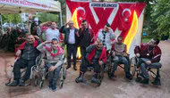 Acıpayam’da özel bireyler için temsili askerlik coşkusu