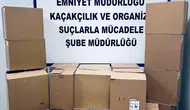Muş polisi kargoya gizlenmiş 260 bin kaçak makarona el koydu