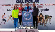 Elazığlı genç atletler Eskişehir pistinde zirveye yerleşti