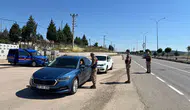Gaziantep yollarında bayram mesaisi havadan ve karadan takip ediliyor