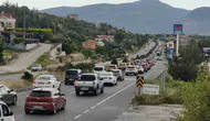 Muğla yollarında bayram yoğunluğu 22 kilometrelik kuyruk oluşturdu