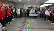 Trabzon'daki hastanede bayramlaşma buluşması