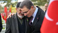 Erzurum protokolü bayram öncesi şehitlikte bir araya geldi