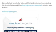 Gençler ve işverenleri buluşturacak staj portalı hizmete girdi