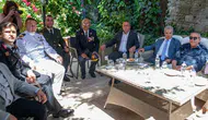 Kuşadası halkı ve protokol bayramlaşmada buluştu