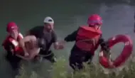 Adana'da sulama kanalına düşen genç son anda kurtarıldı