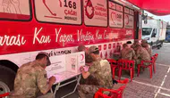 Kilis jandarması stoklar için kan verdi
