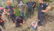 Hatayda dağlık alanda kekik toplarken düşen kadın kurtarıldı