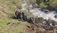 Hakkari’de bataklık paniği itfaiye müdahalesiyle son buldu