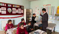 Ayı saldırısından kurtulan Sencer okuluna geri döndü